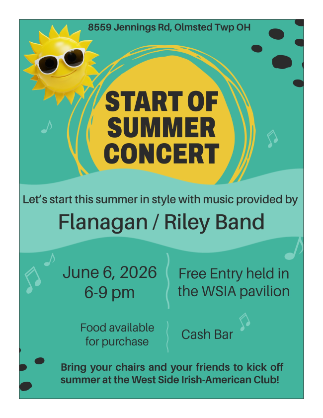 WSIA Start of Summer Concert